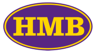 Logotyp HMB gul/lila